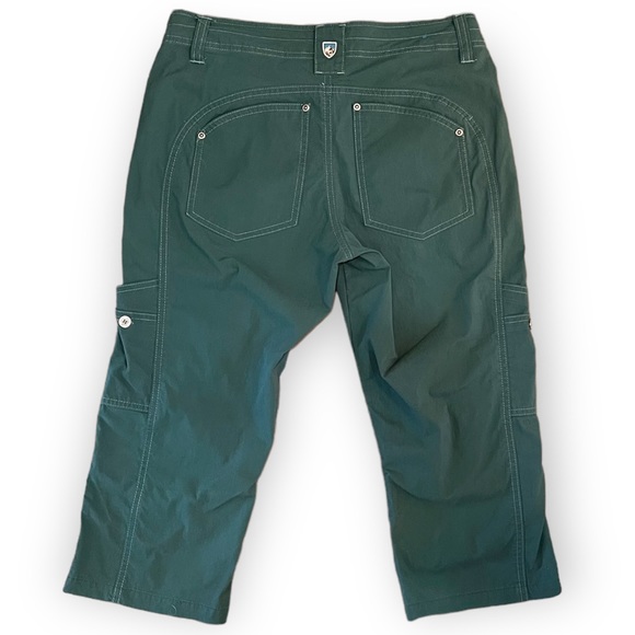 Kuhl EUC! Cropped Hiking Pant Green Sz 4 - Picture 4 of 11